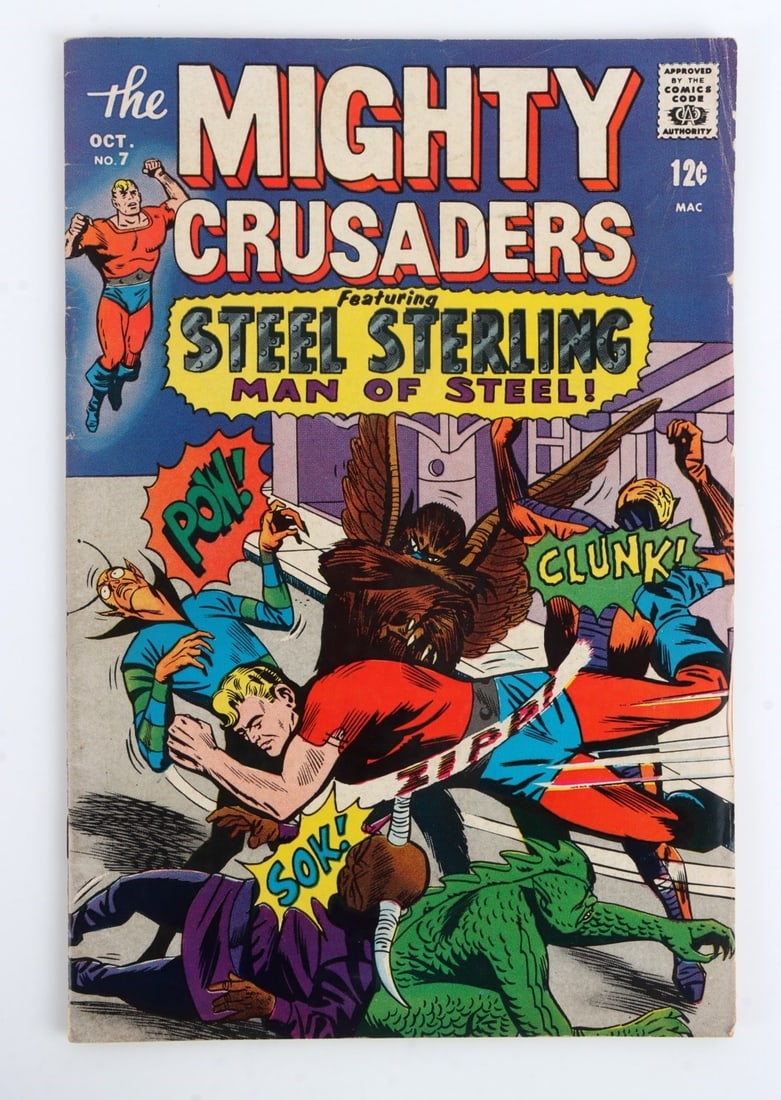 MIGHTY CRUSADERS COMPLETE RUN #1 THROUGH #7 - 9