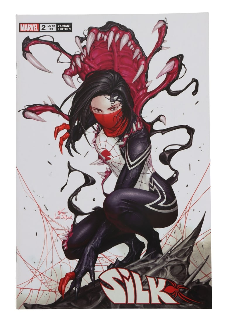 SILK #2 VARIANT COVER EDITION: A variant cover for Silk #2 from Marvel Comics.
