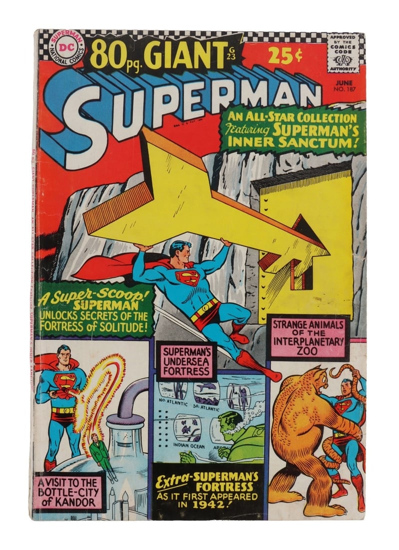 SUPERMAN 183 80 PAGE GIANT FORTRESS OF SOLITUDE (1 of 4)