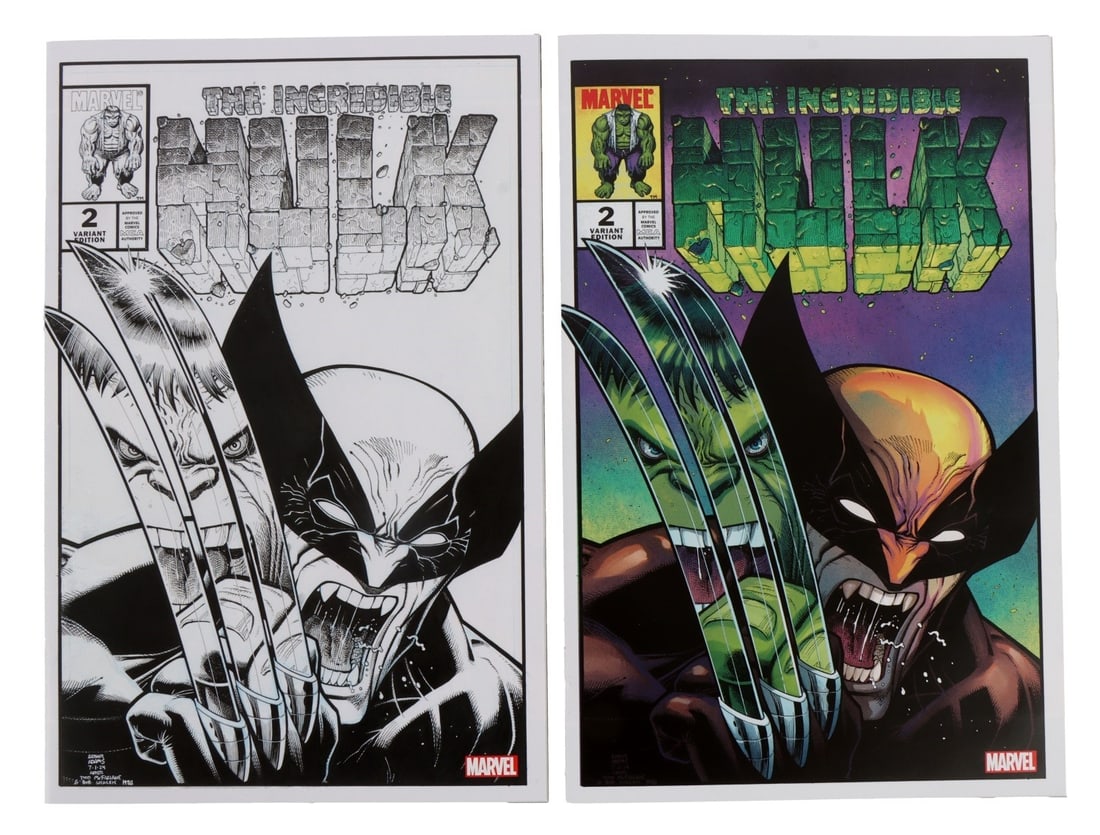 WOLVERINE #2 ARTHUR ADAMS HULK VARIANT COVER LOT 2 (1 of 7)