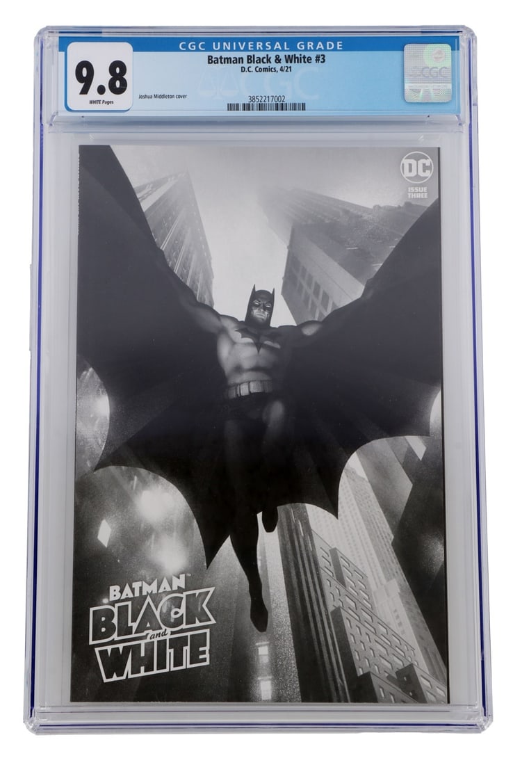 GRADED BATMAN BLACK & WHITE #3 9.8 (1 of 4)
