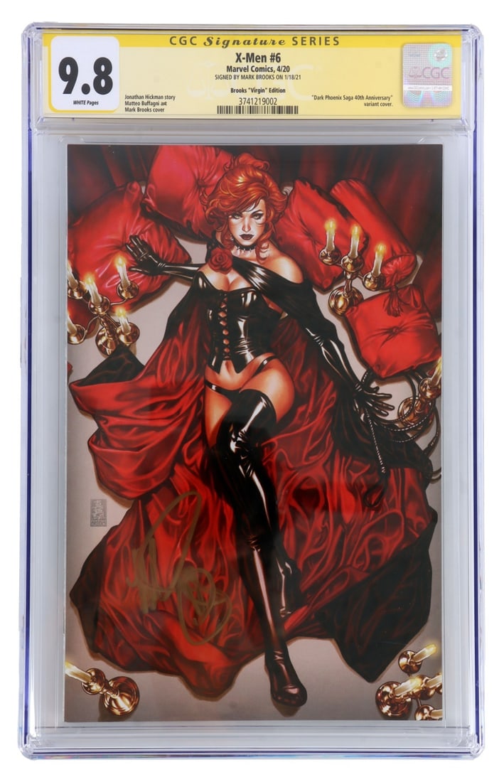 GRADED X-MEN #6 9.8 SIGNED BY MARK BROOKS VIRGIN (1 of 5)