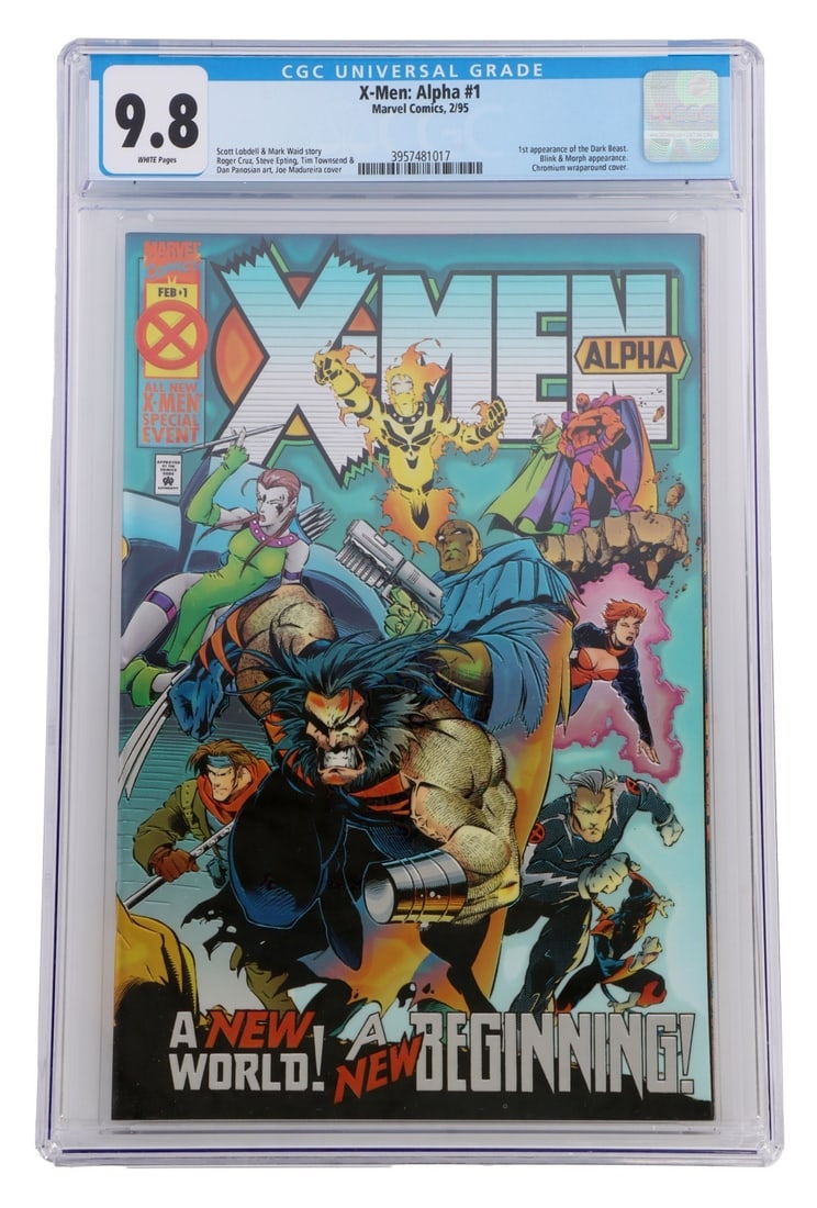 GRADED X-MEN ALPHA #1 9.8 CHROMIUM COVER (1 of 5)