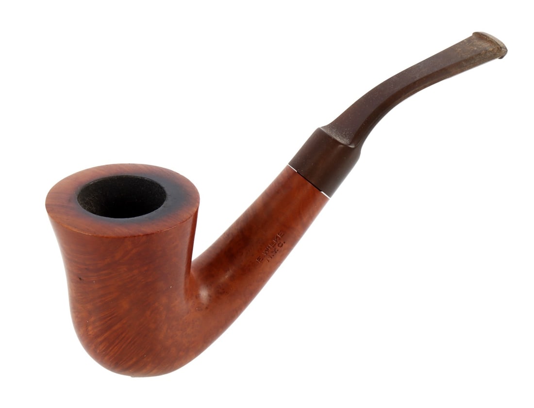 E. WILKE N.Y.C. CALABASH BRIAR ESTATE PIPE (1 of 6)