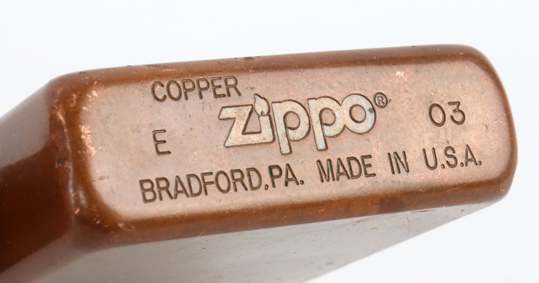 ZIPPO COPPER E 03 CIGARETTE LIGHTER - 4