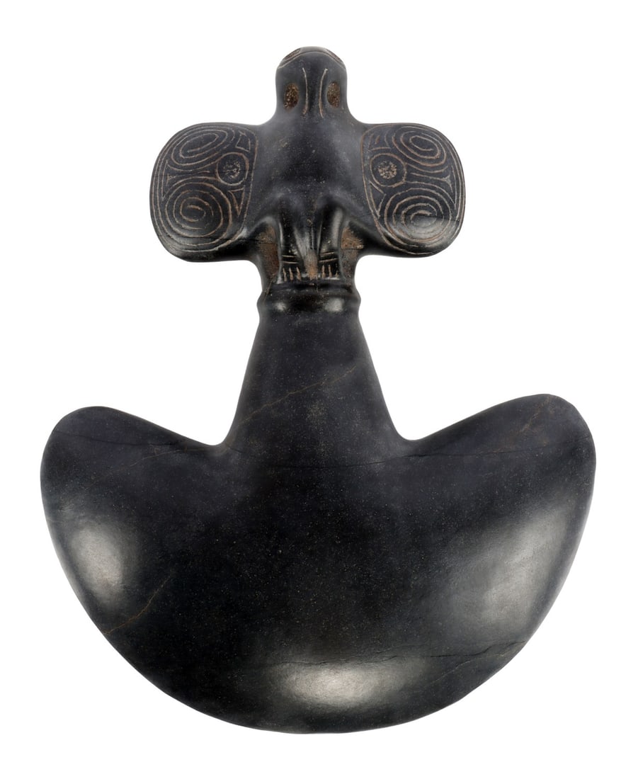 TAINO PRECOLUMBIAN CEREMONIAL BIRD AX (1 of 9)