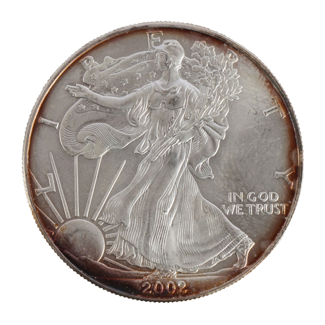 ONE US SILVER EAGLE 1 OZT .999 FINE SILVER COIN (1 of 2)