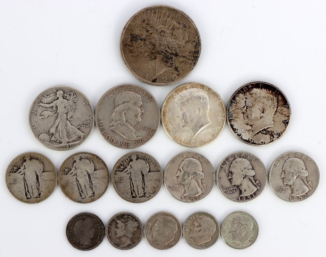 PRE-1964 US CONSTITUTIONAL SILVER $5 FACE VALUE (1 of 2)