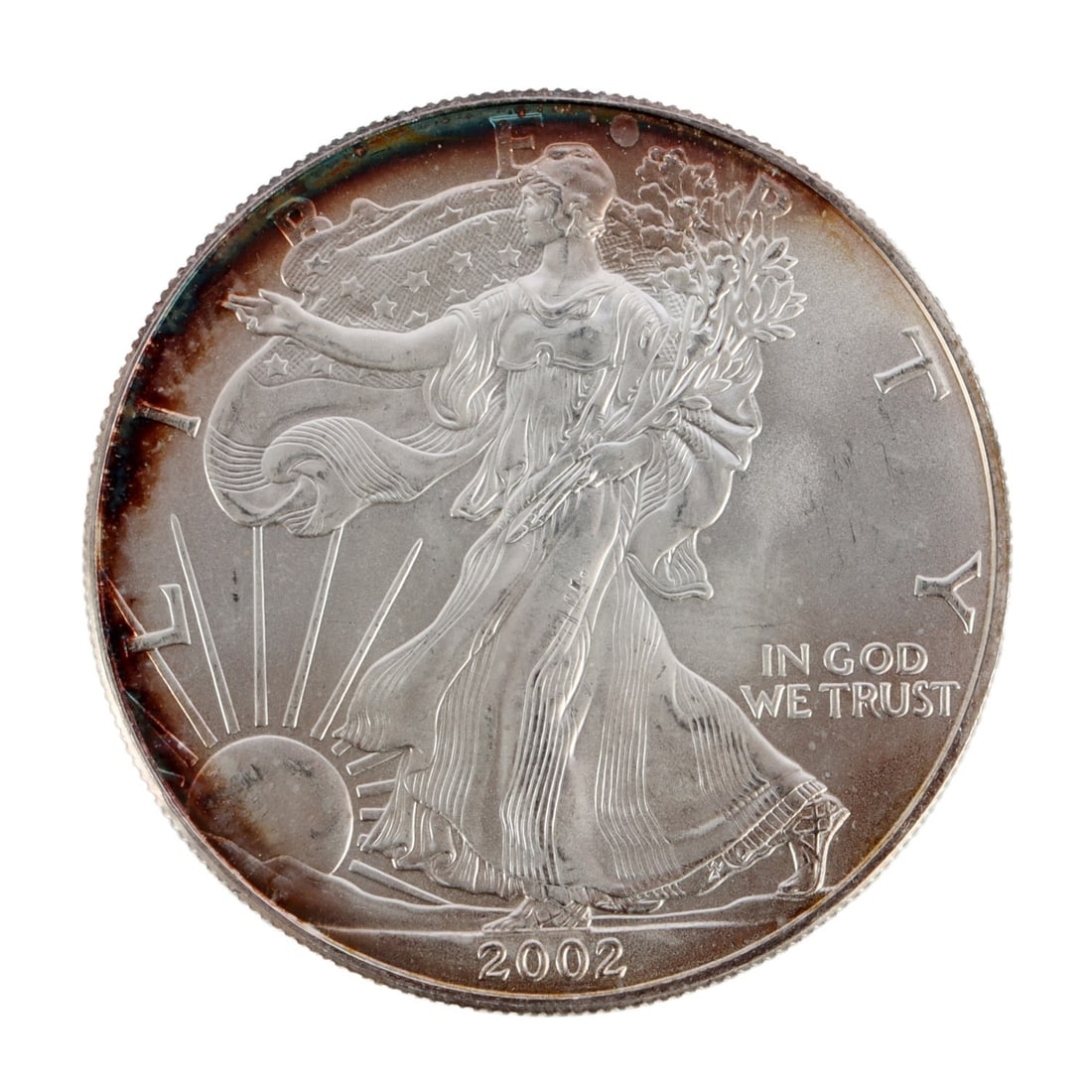 ONE US SILVER EAGLE 1 OZT .999 FINE SILVER COIN (1 of 2)