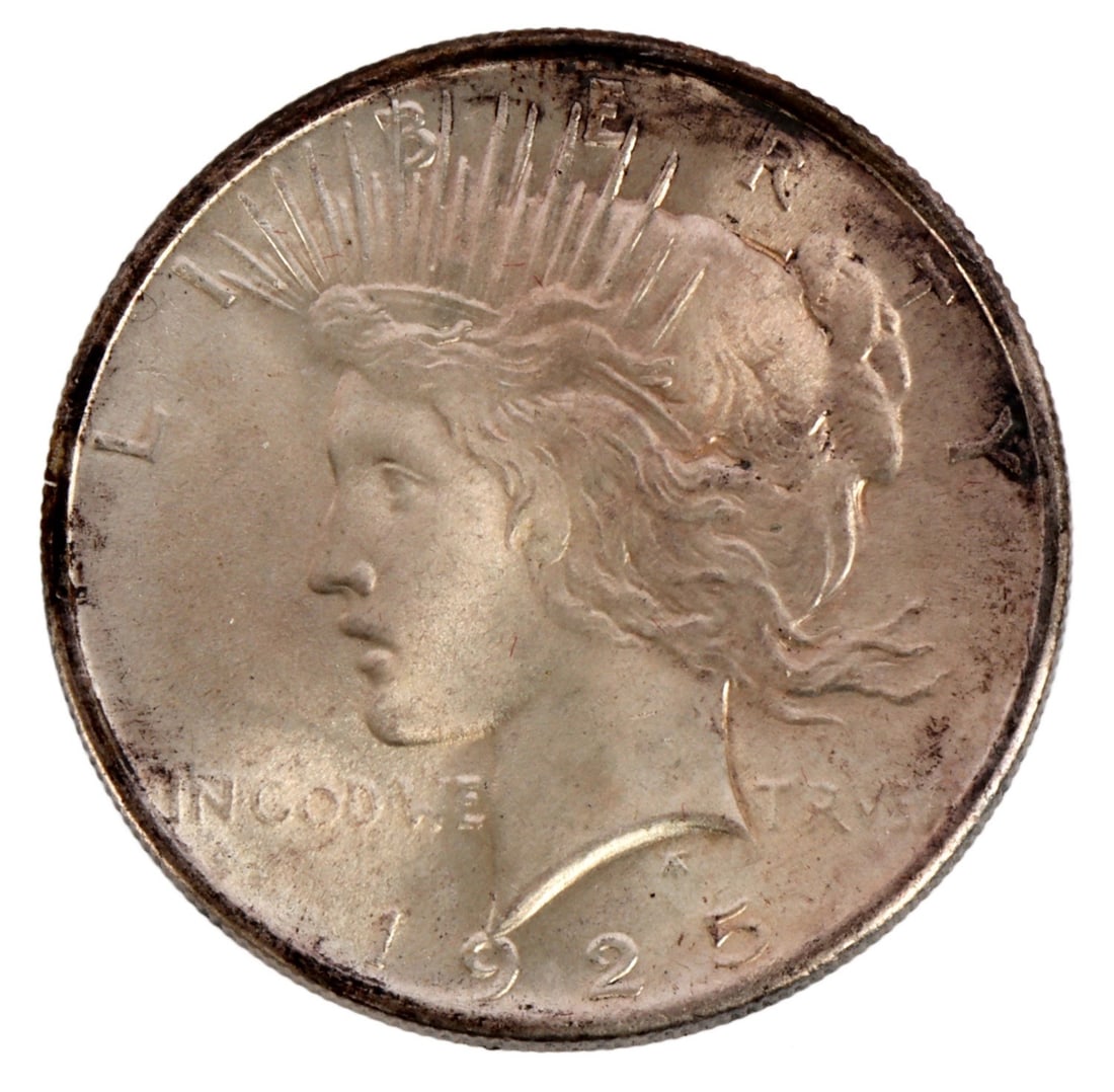 ONE .900 SILVER PEACE DOLLAR 1925 D (1 of 3)