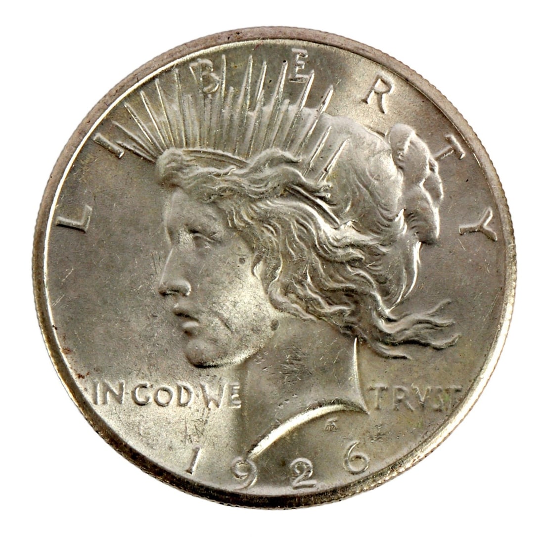 ONE .900 SILVER PEACE DOLLAR 1926 (1 of 3)