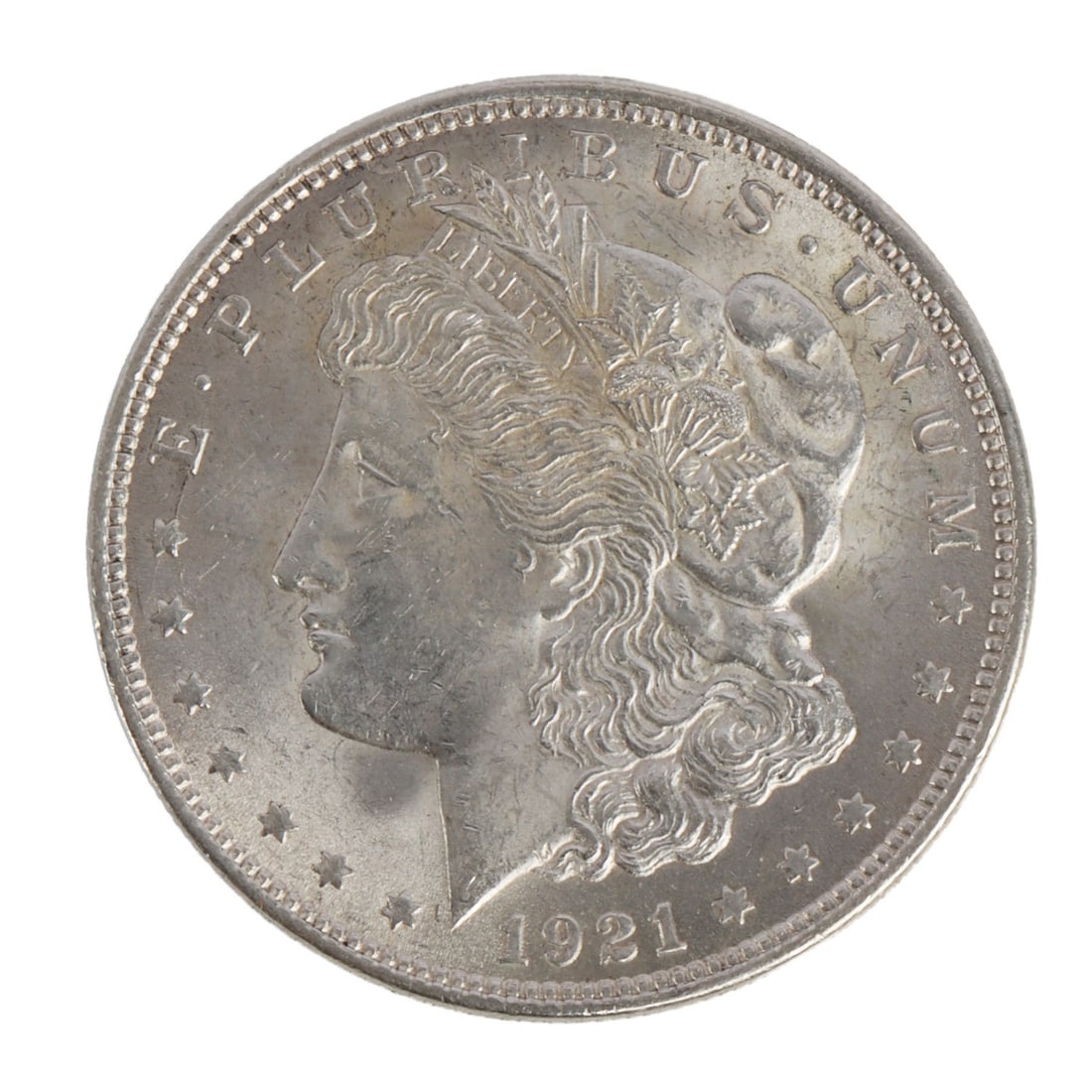 1921 MINT STATE MORGAN SILVER DOLLAR COIN (1 of 3)