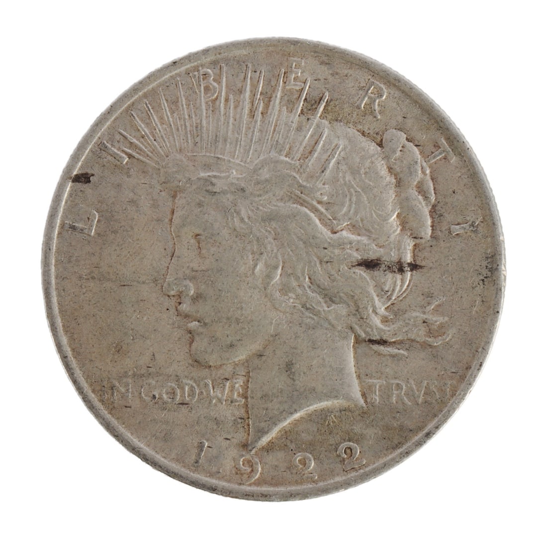 1922 PEACE SILVER DOLLAR PHILADELPHIA MINT (1 of 3)