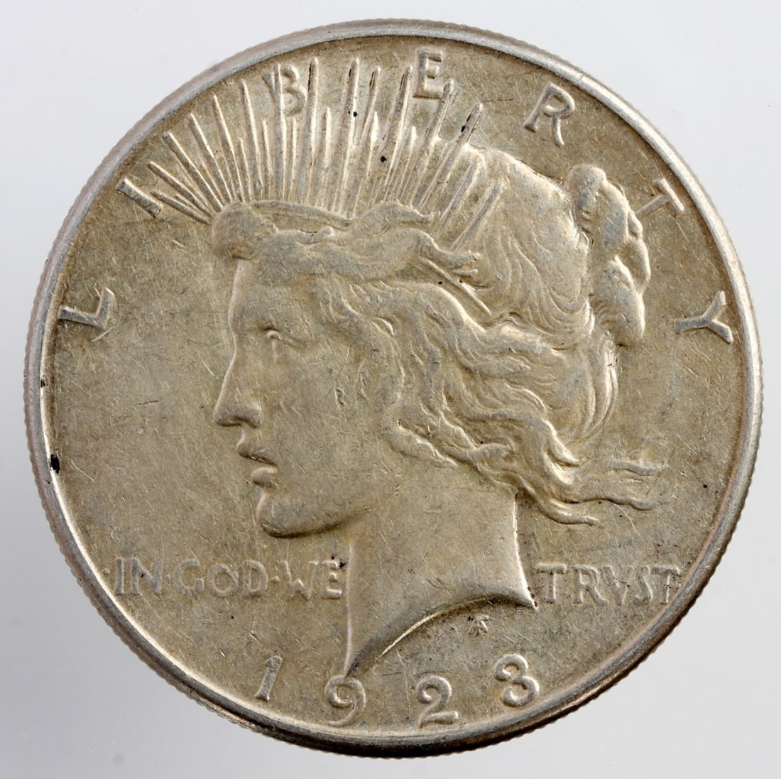 1923 S PEACE SILVER DOLLAR COIN (1 of 3)