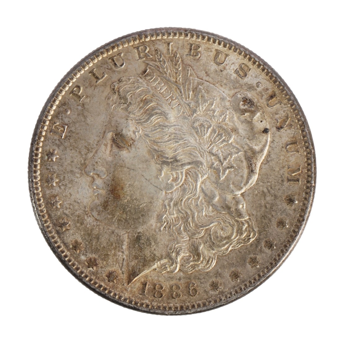 1886 MORGAN SILVER DOLLAR PHILADELPHIA MINT (1 of 3)
