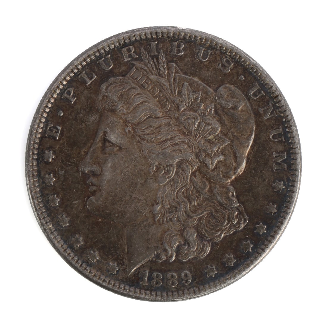1889 MORGAN SILVER DOLLAR PHILADELPHIA MINT (1 of 3)