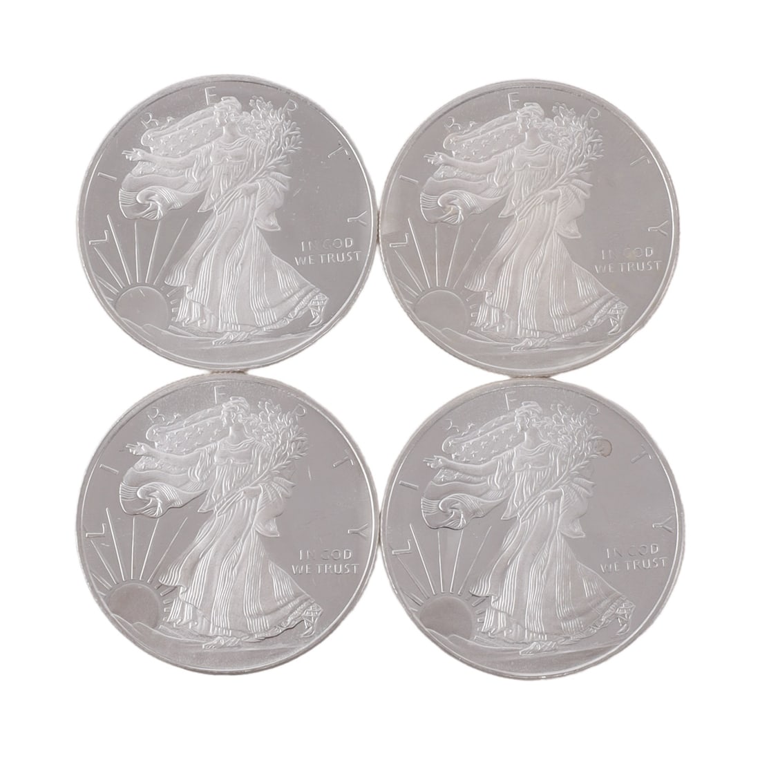 4 HALF TROY OUNCE .999 SILVER ROUNDS (1 of 2)