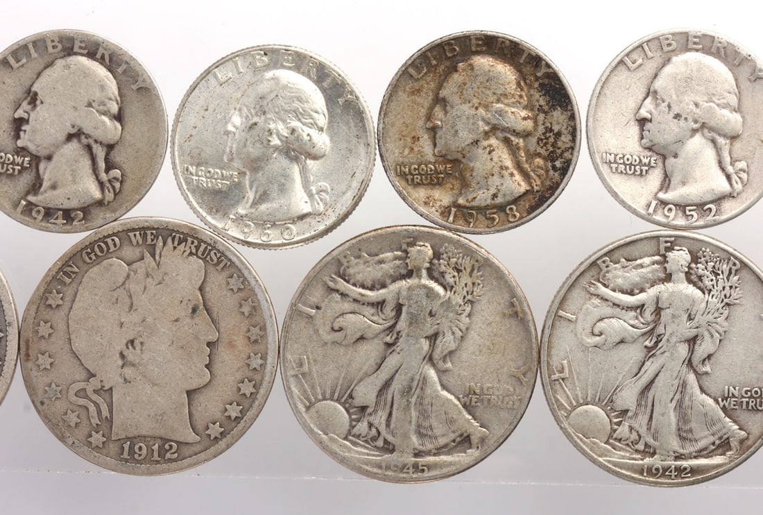 PRE-1964 US CONSTITUTIONAL SILVER $5 FACE VALUE - 3