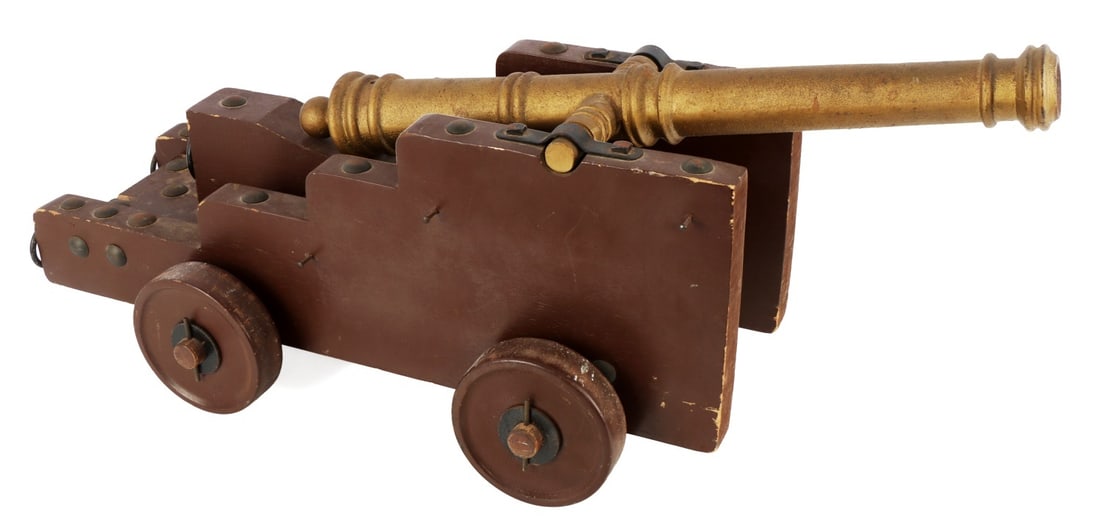 ITALIAN .46 CAL MINIATURE SHIP'S CANNON &CARRIAGE (1 of 7)