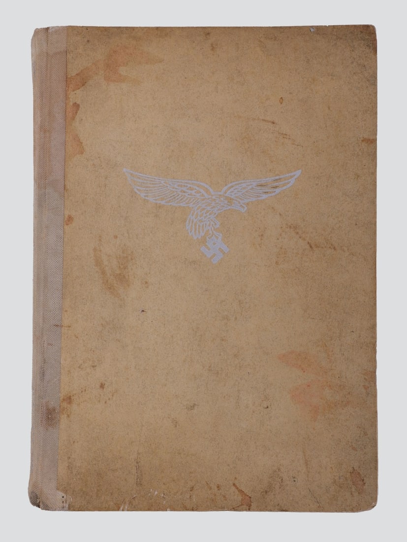 WWII GERMAN THIRD REICH WE FOUGHT THE SOVIETS BOOK: A copy of the photo album book "Wir Kampften Gegen die Sowjets" (WE Fought the Soviets," a Luftwaffe overview and photo book for the Eastern Front. 1941/1942.