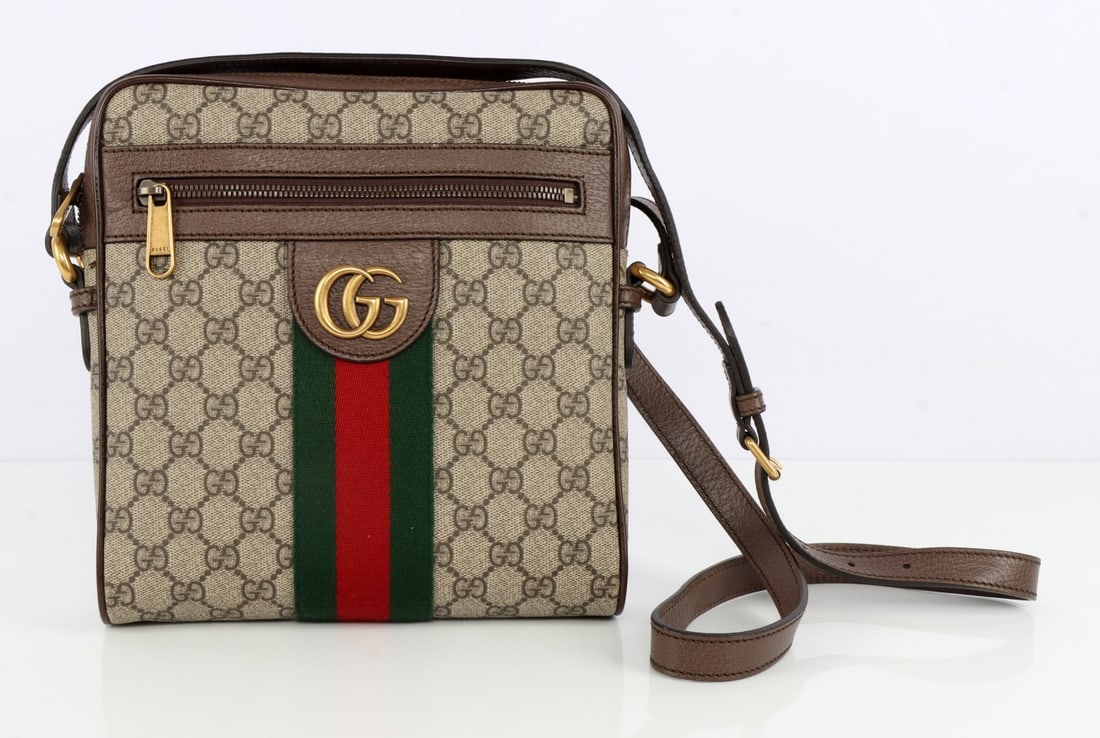 GUCCI INTERLOCKING G MEDIUM MESSENGER BAG - 2