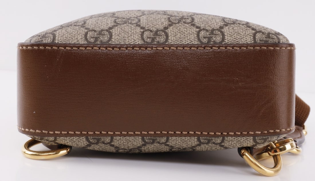 GUCCI INTERLOCKING G PATCH SLING BAG - 6