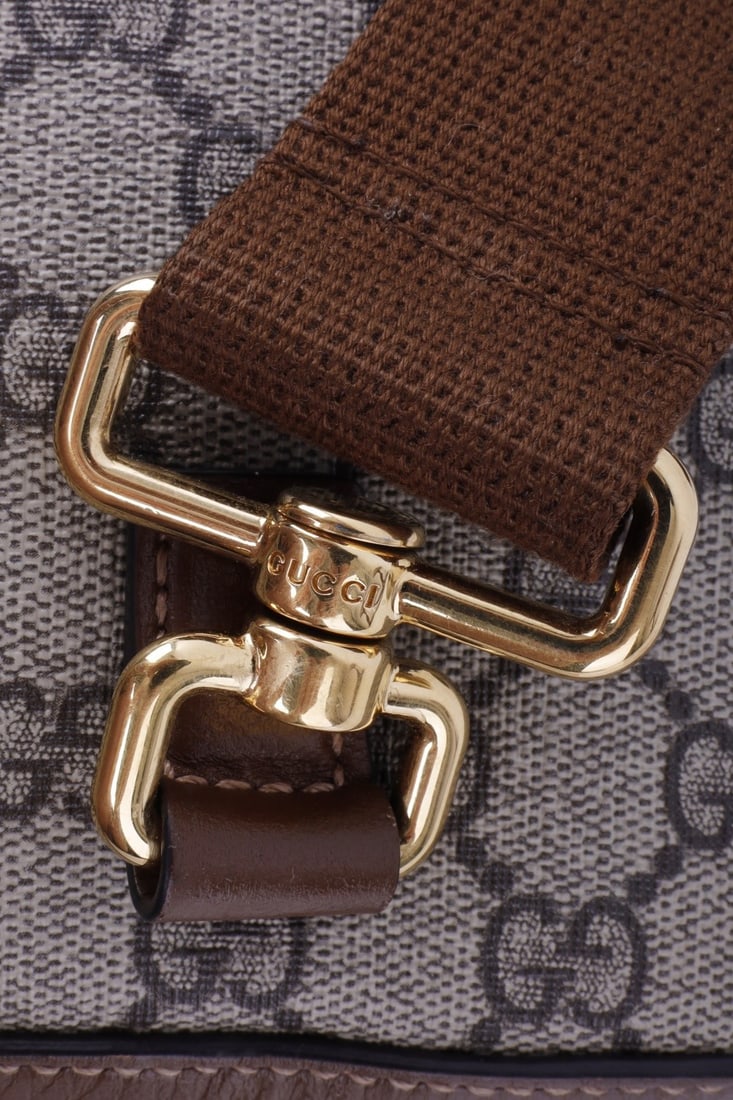 GUCCI INTERLOCKING G PATCH SLING BAG - 7