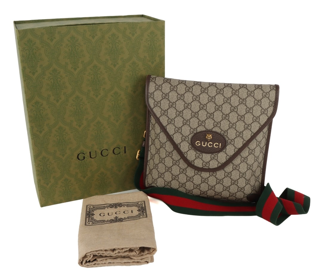 GUCCI NEO VINTAGE MESSENGER BAG INTERLOCKING G (1 of 14)