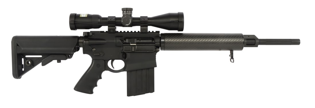 DPMS PANTHER ARMS LR-G11 7.62X51 SCOPED AR10 RIFLE (1 of 6)