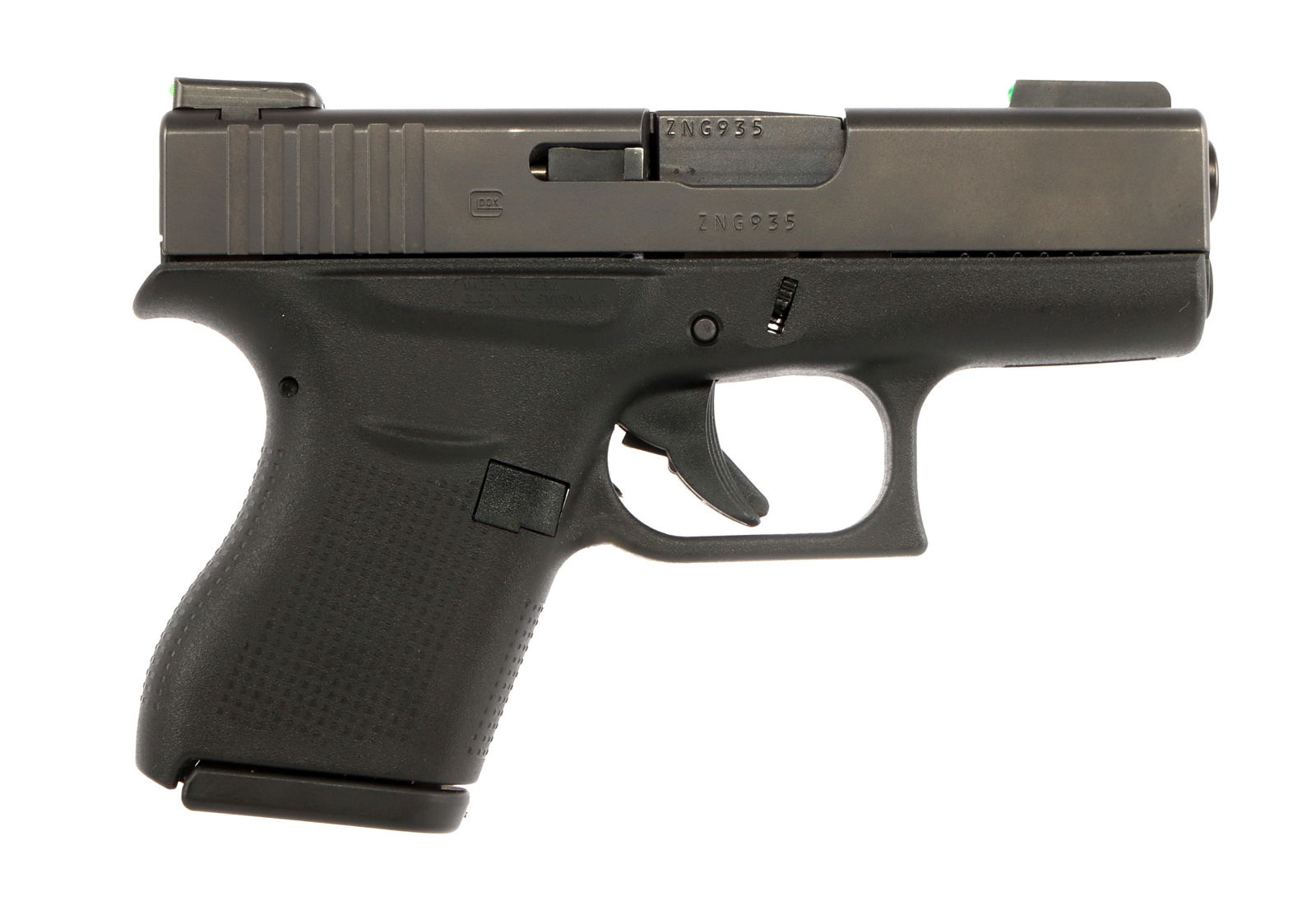 GLOCK 43 9MM SUBCOMPACT SEMI AUTO PISTOL (1 of 9)