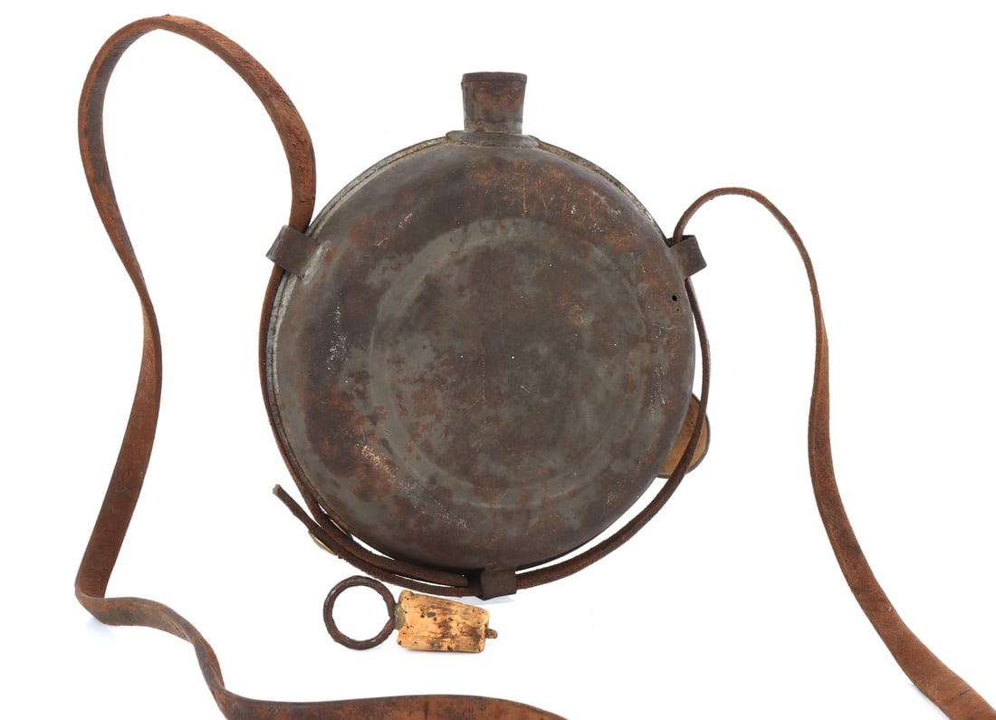 CONFEDERATE CSA TIN DRUM CANTEEN GEORGIA MADE (1 of 10)