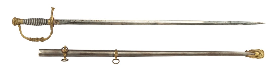 US MODEL 1860 INFANTRY OFFICERS SWORD (1 of 8)
