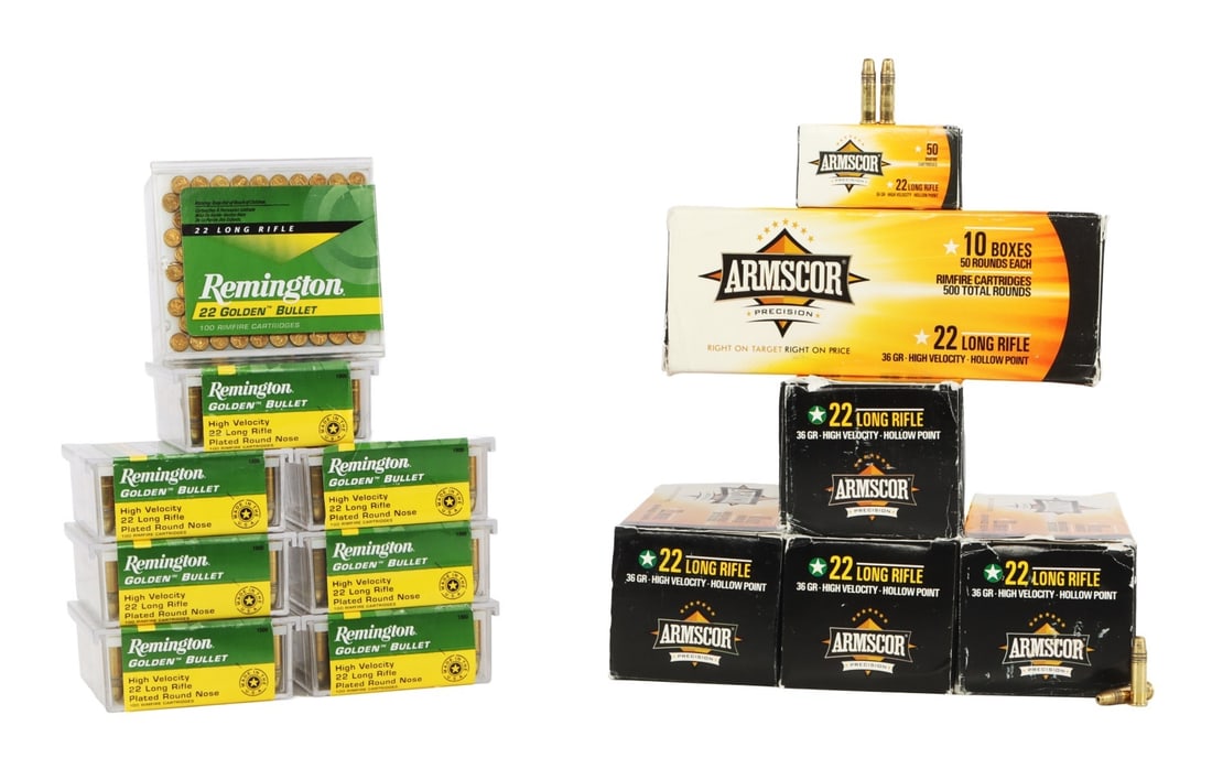 3300 RDS .22LR GOLDEN BULLET ARMSCOR RIMFIRE AMMO (1 of 6)