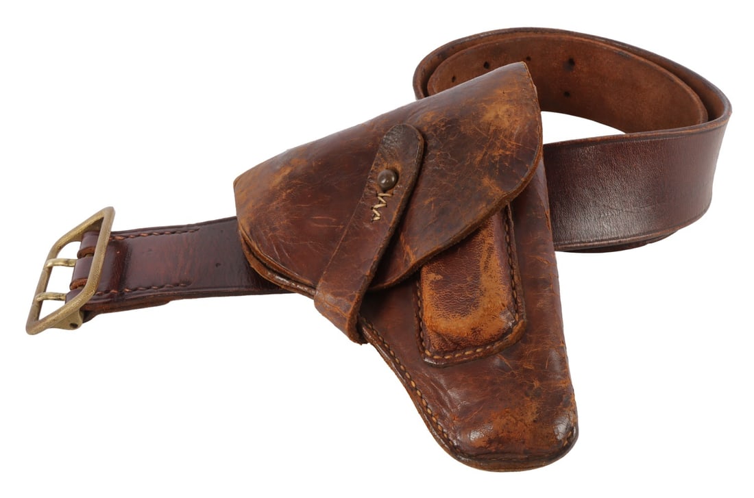 WWII GERMAN REICH PPK HOLSTER AND BELT (1 of 5)