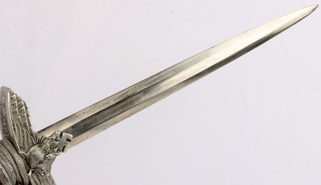 LUFTWAFFE OFFICER'S DAGGER 2ND PATTERN WKC - 5
