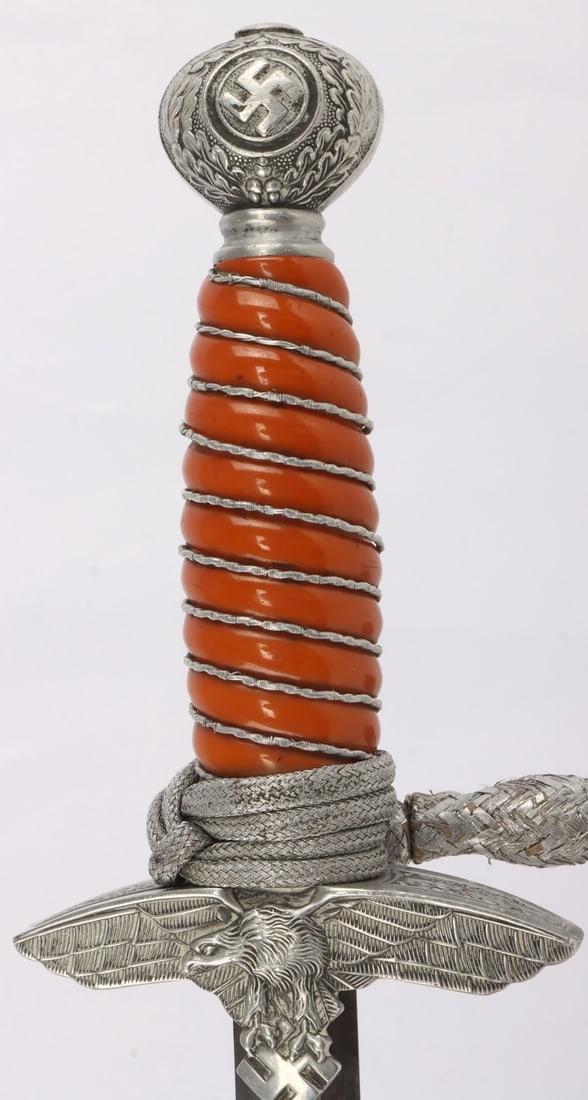 LUFTWAFFE OFFICER'S DAGGER 2ND PATTERN WKC - 8