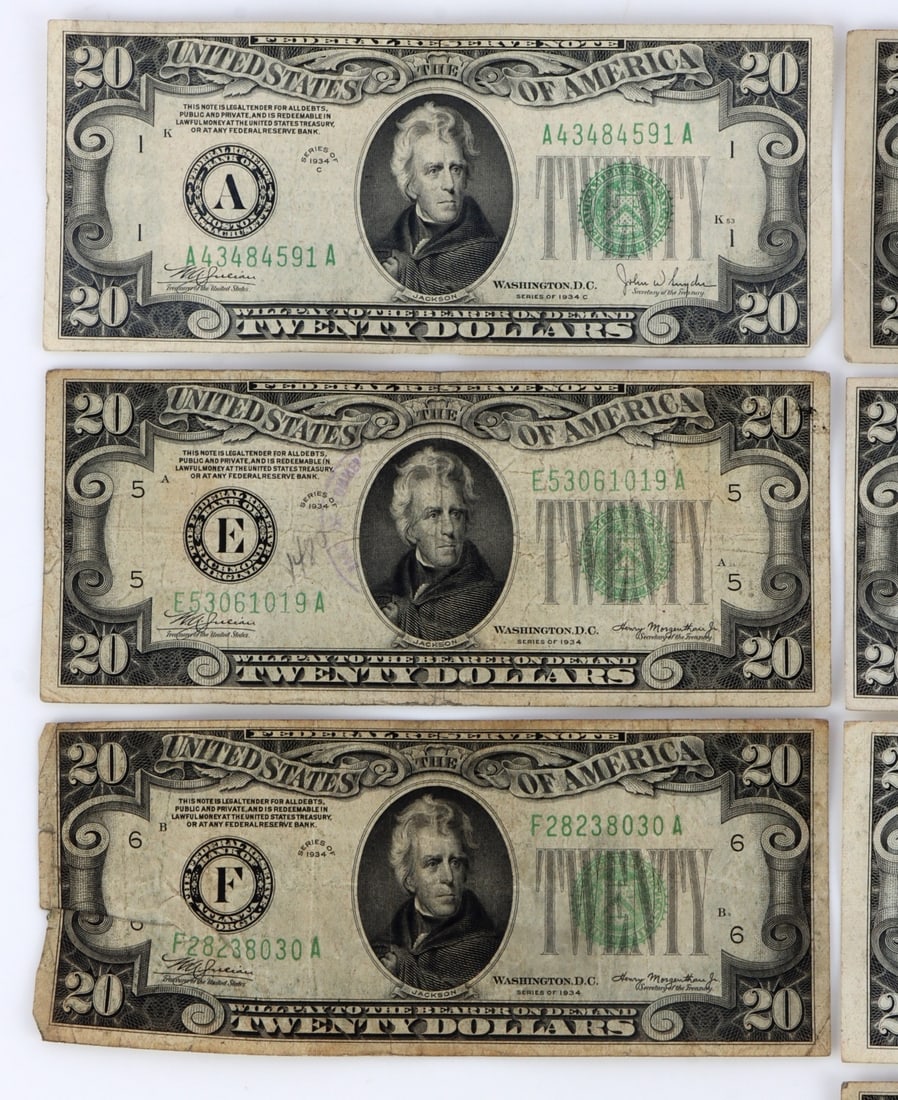 $200 FACE VALUE TWENTY DOLLAR NOTES - 2