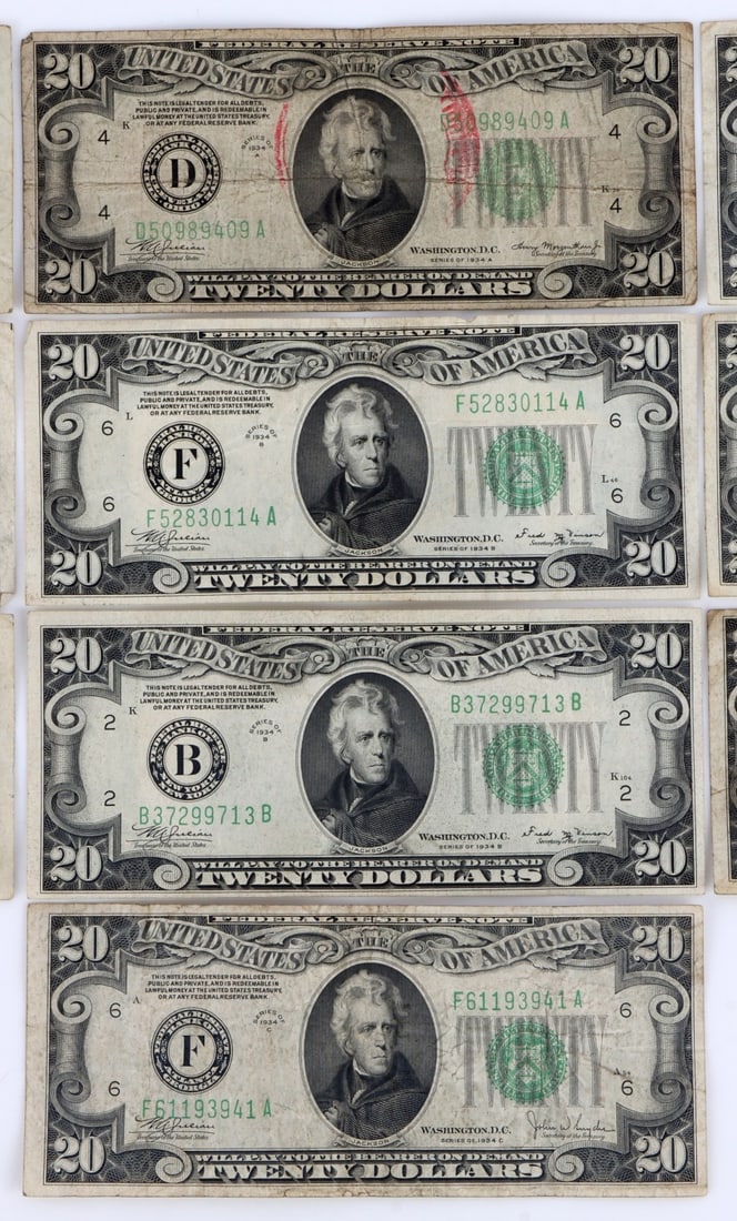 $200 FACE VALUE TWENTY DOLLAR NOTES - 3