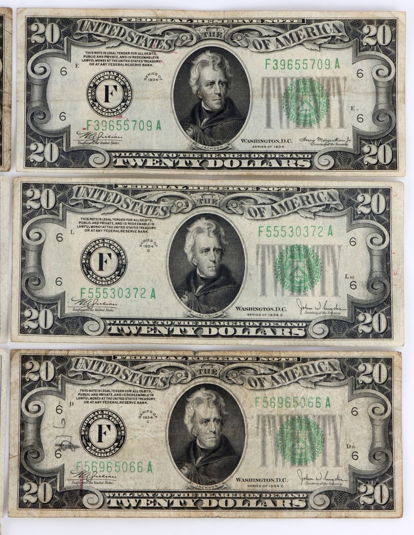 $200 FACE VALUE TWENTY DOLLAR NOTES - 4