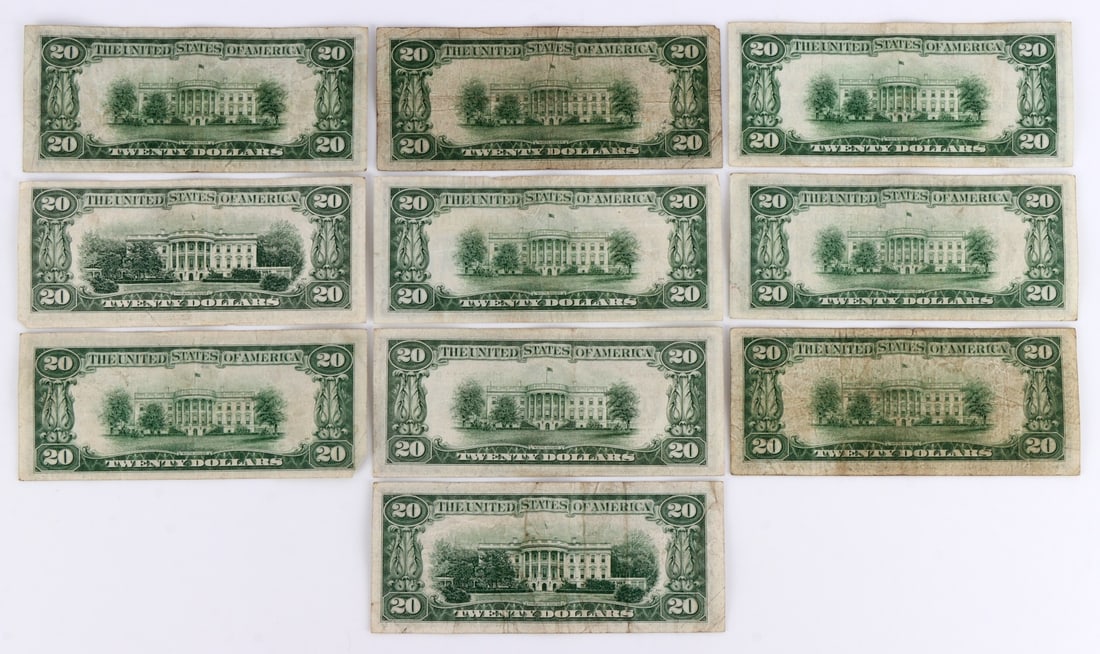 $200 FACE VALUE TWENTY DOLLAR NOTES - 5