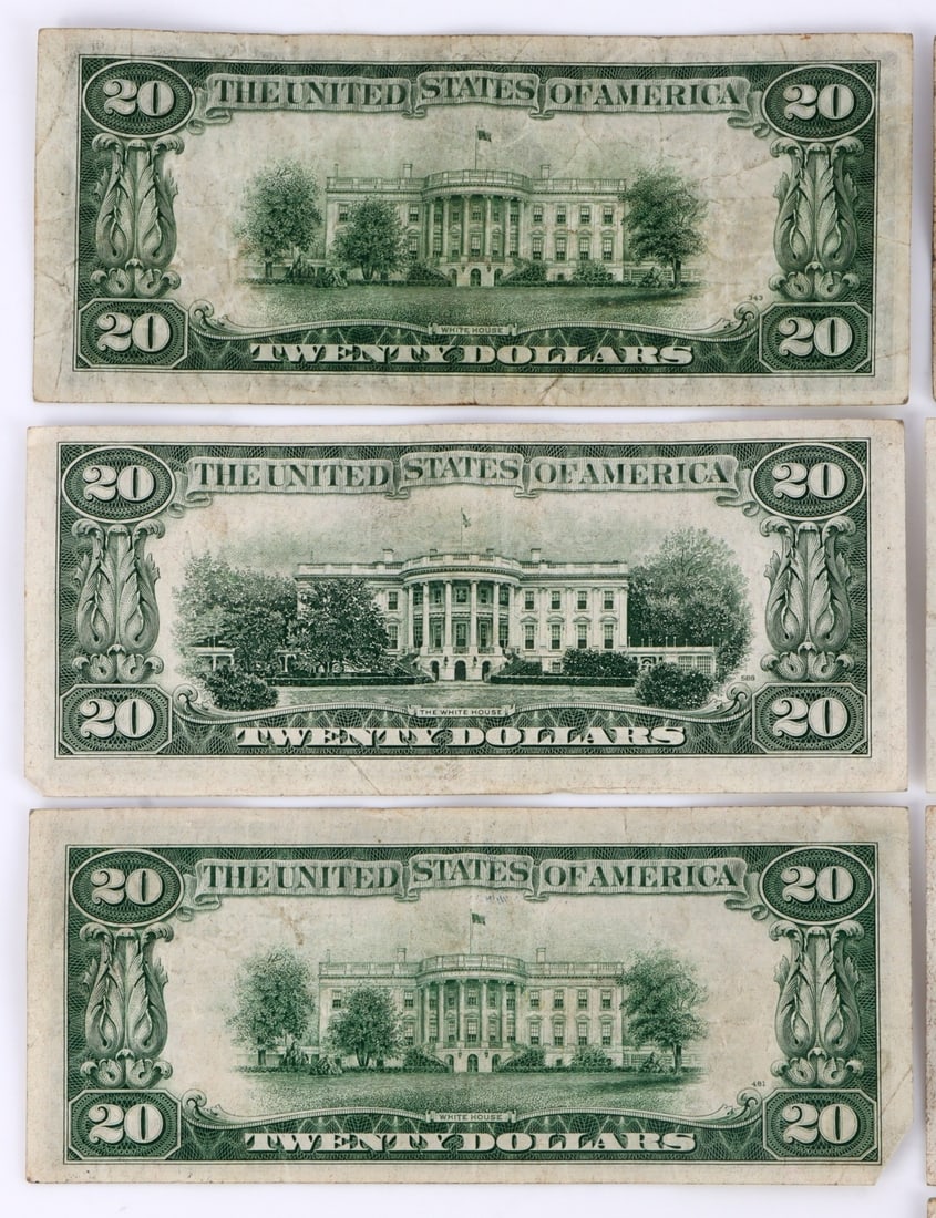 $200 FACE VALUE TWENTY DOLLAR NOTES - 6