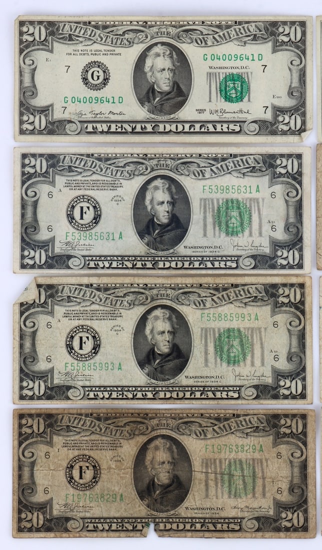 $240 FACE VALUE TWENTY DOLLAR NOTES - 2