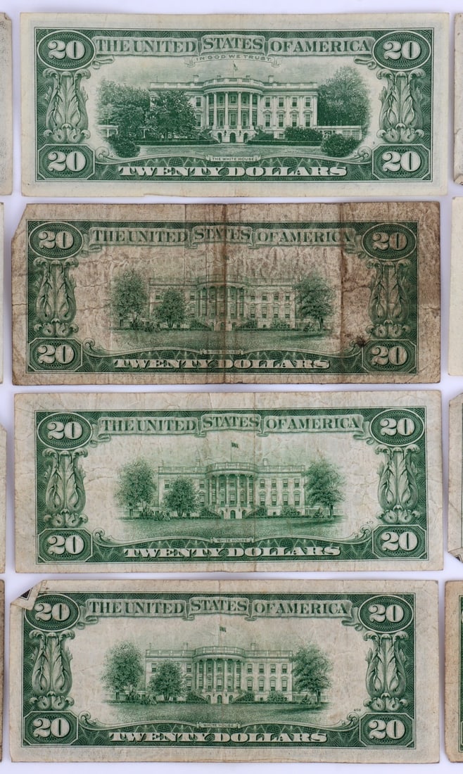 $240 FACE VALUE TWENTY DOLLAR NOTES - 7