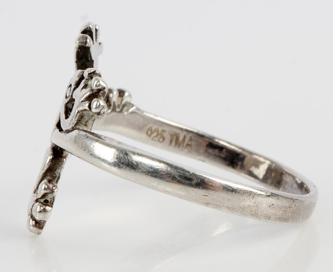 925 STERLING SILVER FROG RING - 2