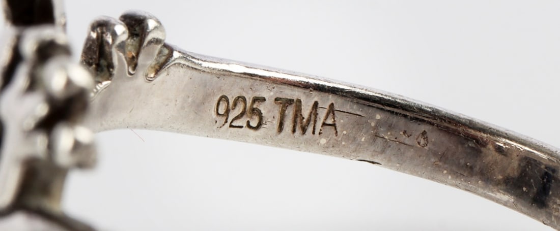 925 STERLING SILVER FROG RING - 6