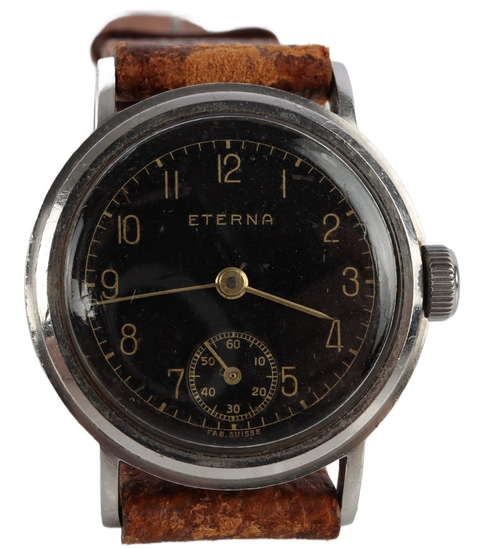 WWII ETERNA MENS WRIST WATCH MANUAL MOVEMENT (1 of 9)