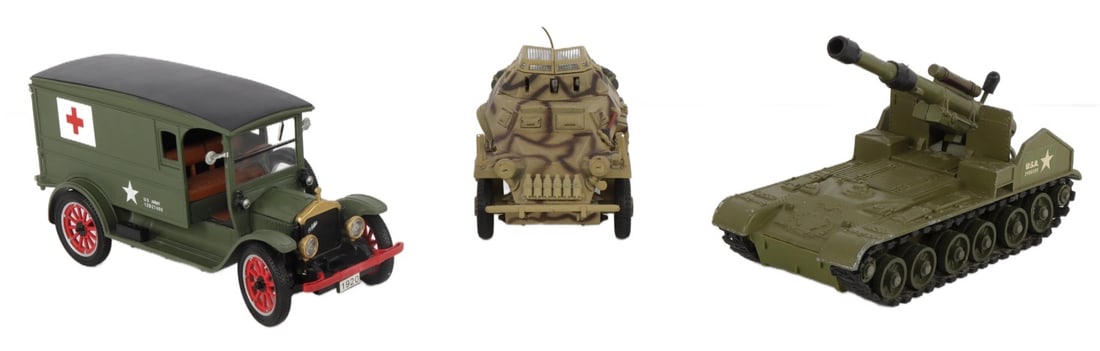 MILITARY VEHICLE MODEL DINKY TOYS CHIEFTAIN 3 PCS (1 of 12)