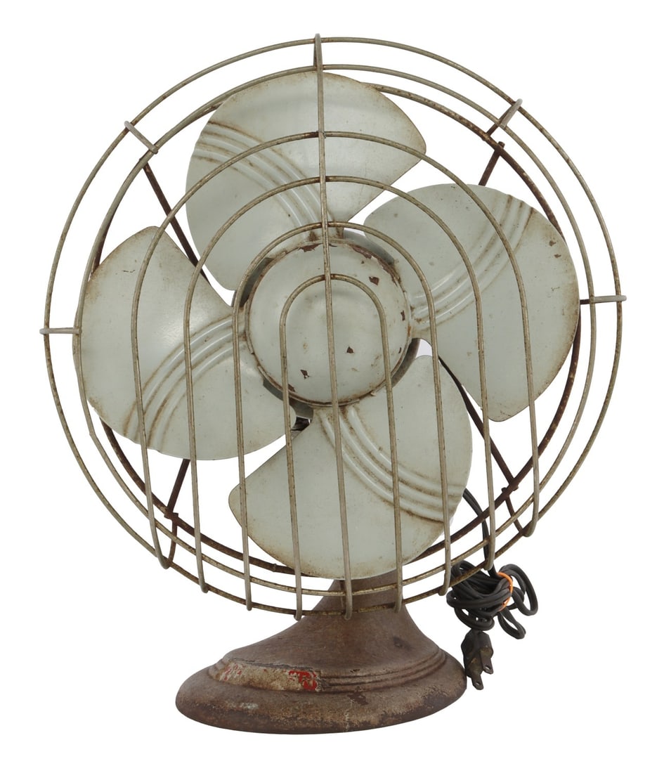 VINTAGE ART DECO FAN DOMINION OSCILLATING (1 of 12)