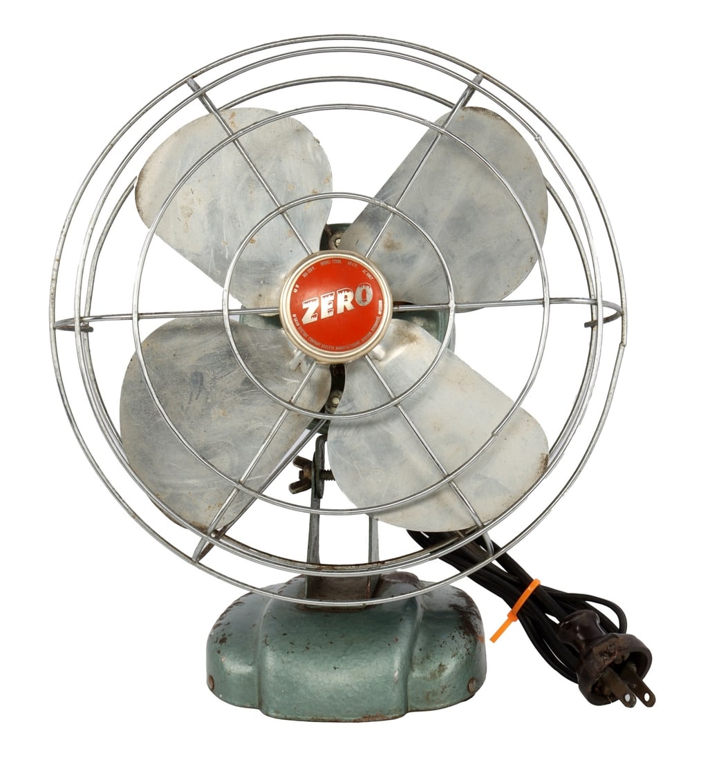 VINTAGE ART DECO FAN ZERO OSCILLATING (1 of 8)