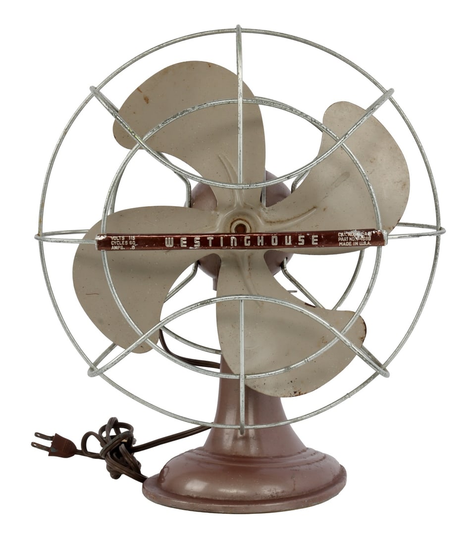 VINTAGE ART DECO WESTINGHOUSE OSCILLATING FAN (1 of 7)